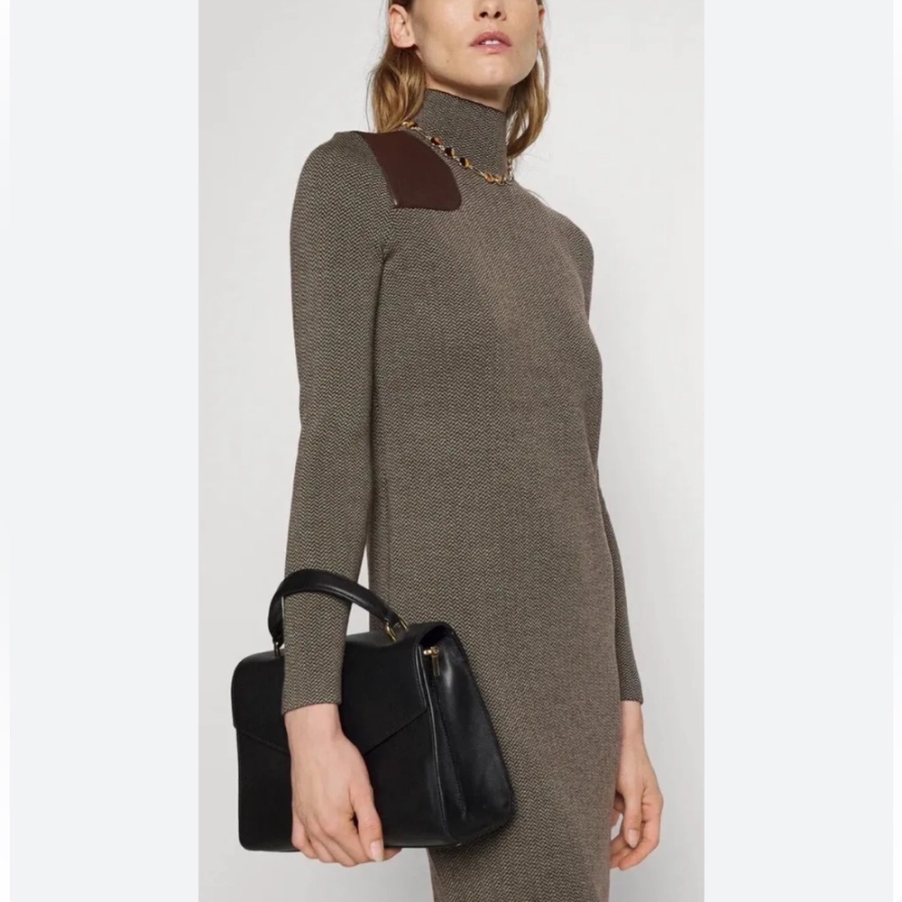 Lauren Ralph Lauren Gianpaolo Wool Knit Brown Dress Size 2X